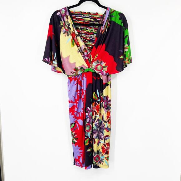 Ranna Gill Anthropologie Multicolor Floral Sabatina Dress - Picture 1 of 7